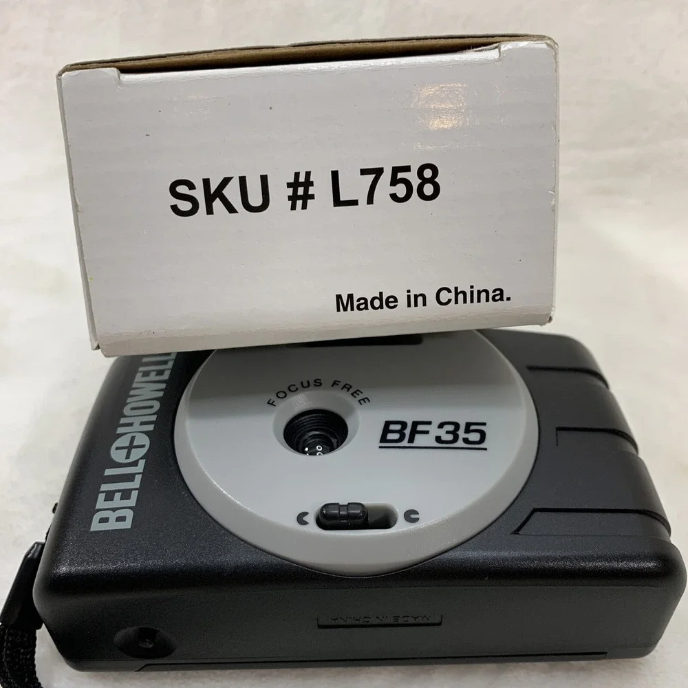 New Bell‎ Howell BF 35 Big Finder 35mm Camera Redeye reduction auto focus flash